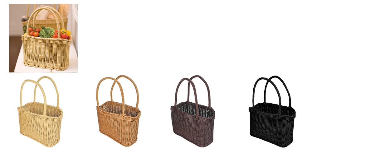 ザリーン洗えるバスケットショッピングバスケットＭ