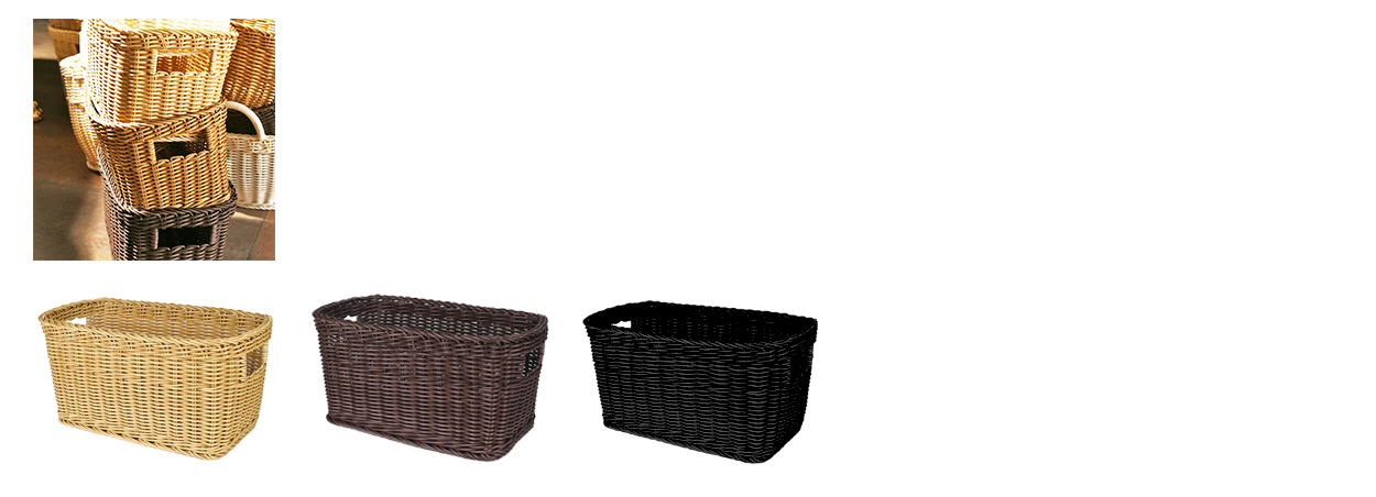 ザリーン洗えるバスケットストレージバスケットＭ