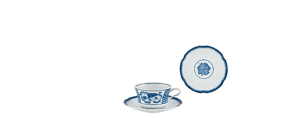 ヴィスタアレグレ　コラリーナ　ティーカップ＆ソーサー　ブルー