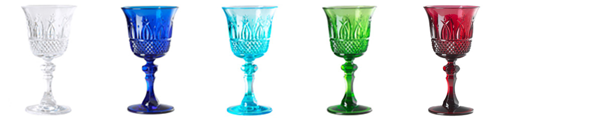 マリオルカジウスティ　アクリルウエア　ノーヴァイタリア　ワイングラス